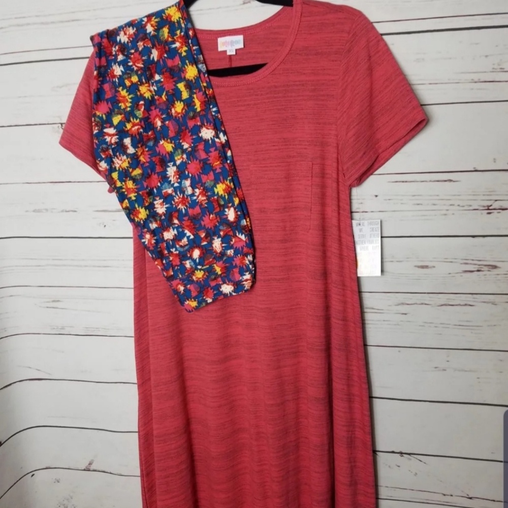 Lularoe XS Carly & OS Leggings BNWT